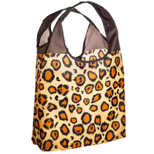 Load image into Gallery viewer, O-WITZ Reusable Shopping Bag - Cheetah Print - Brown