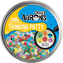 Load image into Gallery viewer, Crazy Aaron's Hide Inside Putty Playset - Mixed Emotions Clear Putty with Hidden Pieces - Non-Toxic, Never Dries Out