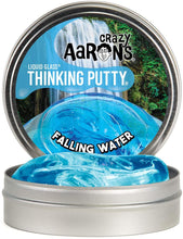 Load image into Gallery viewer, Crazy Aaron's Transparent Thinking Putty - 4" Falling Water Liquid Glass See Through Putty Tin - 90 Grams, Never Dries Out