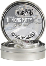 Load image into Gallery viewer, Crazy Aaron's Liquid Glass Thinking Putty 4 Inch Tin (3.2 oz) - See-Through Putty, Soft Texture - Never Dries Out