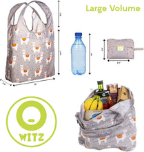 Load image into Gallery viewer, O-WITZ Reusable Shopping Bag - Animal Pattern - Llama
