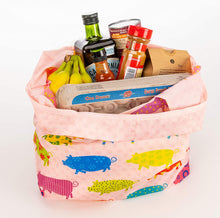 Load image into Gallery viewer, O-WITZ Reusable Shopping Bag - Animal Pattern - Pig