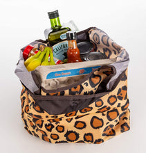 Load image into Gallery viewer, O-WITZ Reusable Shopping Bag - Cheetah Print - Brown