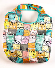 Load image into Gallery viewer, O-WITZ Reusable Shopping Bag - Animal Pattern - Cat
