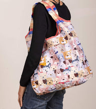 Load image into Gallery viewer, O-WITZ 3-Pack Reusable Shopping Bag - Animal Pattern - Dog