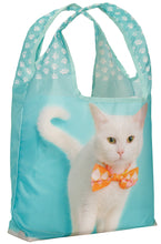 Load image into Gallery viewer, O-WITZ Reusable Shopping Bag - Cat Bowtie