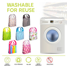 Load image into Gallery viewer, O-WITZ 3-Pack Reusable Shopping Bags Rainbow Prints