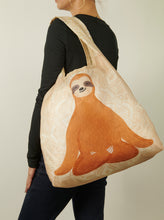 Load image into Gallery viewer, O-WITZ Reusable Shopping Bag - Sloth Yoga