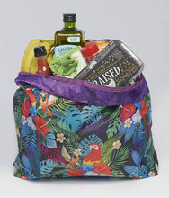 Load image into Gallery viewer, O-WITZ Reusable Shopping Bag - Bird Parrots Purple