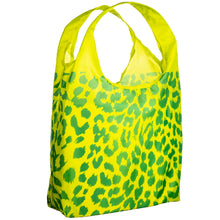 Load image into Gallery viewer, O-WITZ Reusable Shopping Bag - Cheetah Print - Green
