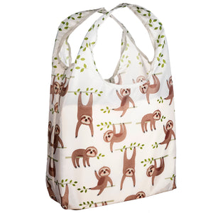 O-WITZ Reusable Shopping Bag - Animal Pattern - Sloth