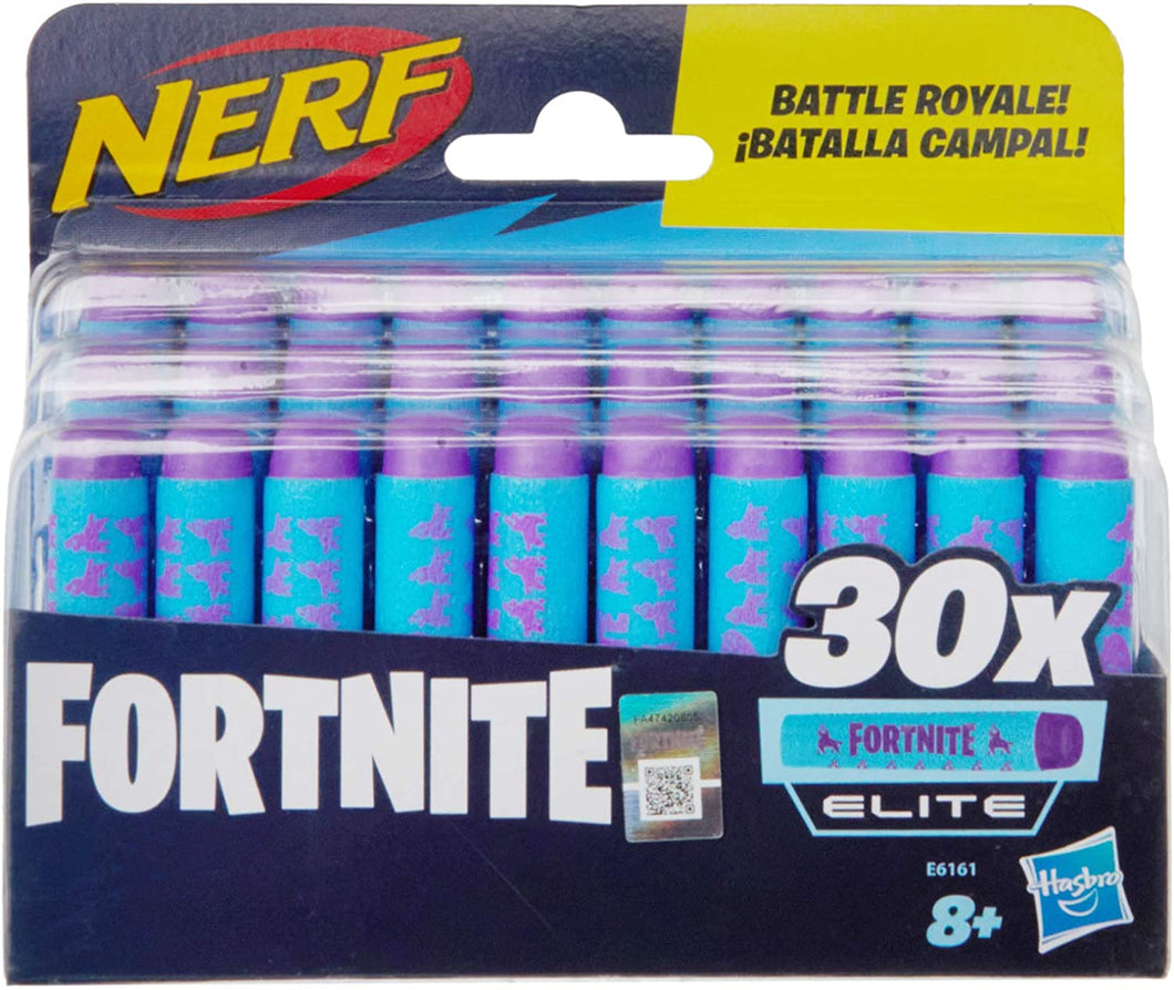 Fortnite Nerf Official 30 Dart Elite Refill Pack for Nerf Fortnite Elite Dart Blasters - Compatible with Nerf Elite Blasters - for Youth, Teens, Adults