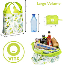 Load image into Gallery viewer, O-WITZ Reusable Shopping Bag - Vintage Floral - Green
