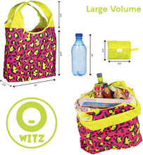 Load image into Gallery viewer, O-WITZ Reusable Shopping Bag - Cheetah Print - Red
