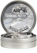 Load image into Gallery viewer, Crazy Aaron&#39;s Liquid Glass Thinking Putty 4 Inch Tin (3.2 oz) - See-Through Putty, Soft Texture - Never Dries Out
