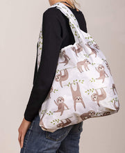 Load image into Gallery viewer, O-WITZ Reusable Shopping Bag - Animal Pattern - Sloth
