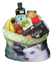 Load image into Gallery viewer, O-WITZ Reusable Shopping Bag - Cat Blue Eyes
