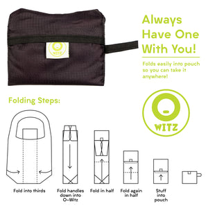 O-WITZ 5-Pack Reusable Shopping Bags Animal Patterns
