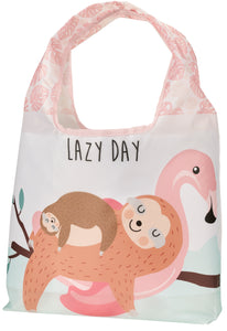 O-WITZ Reusable Shopping Bag - Sloth Pink