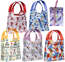 Load image into Gallery viewer, O-WITZ 5-Pack Reusable Shopping Bag - Animal Pattern - Bird
