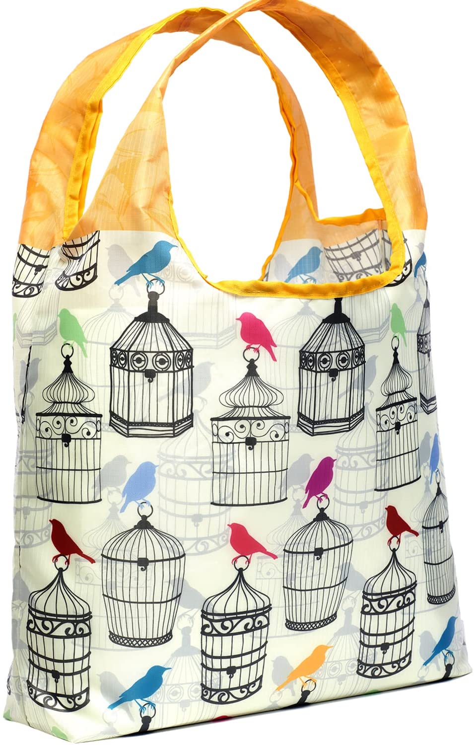 O-WITZ Reusable Shopping Bag - Bird Canaries
