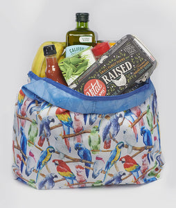 O-WITZ 3-Pack Reusable Shopping Bag - Animal Pattern - Bird