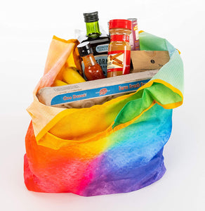 O-WITZ Reusable Shopping Bag - Rainbow Print C