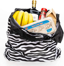 Load image into Gallery viewer, O-WITZ Reusable Shopping Bag - Zebra Print
